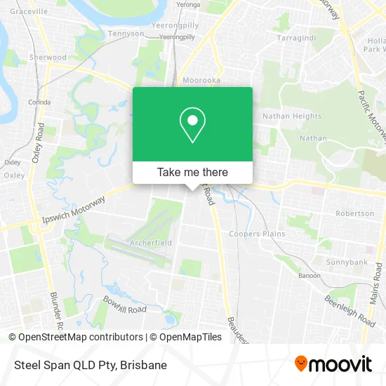 Steel Span QLD Pty map
