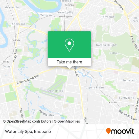 Water Lily Spa map