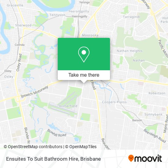 Ensuites To Suit Bathroom Hire map