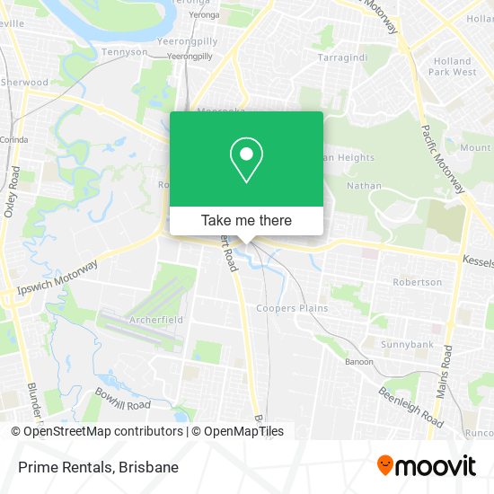 Prime Rentals map