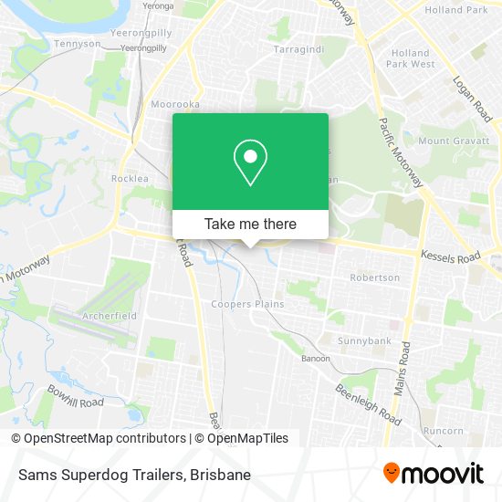 Sams Superdog Trailers map