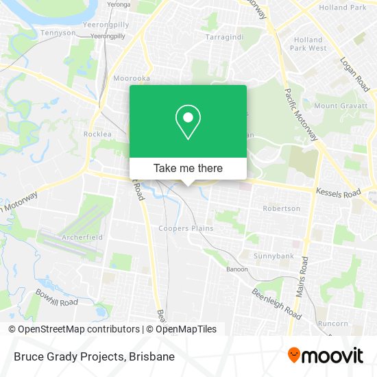Bruce Grady Projects map