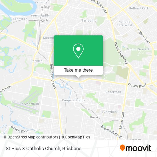 St Pius X Catholic Church map
