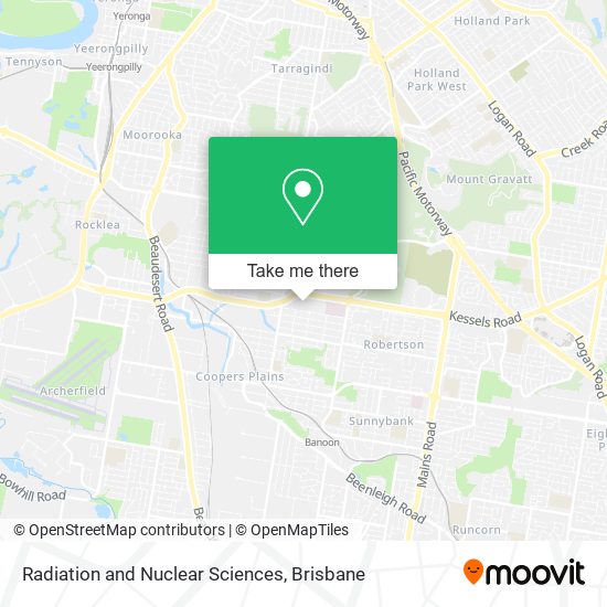 Radiation and Nuclear Sciences map