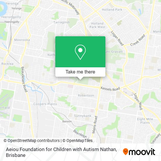 Mapa Aeiou Foundation for Children with Autism Nathan