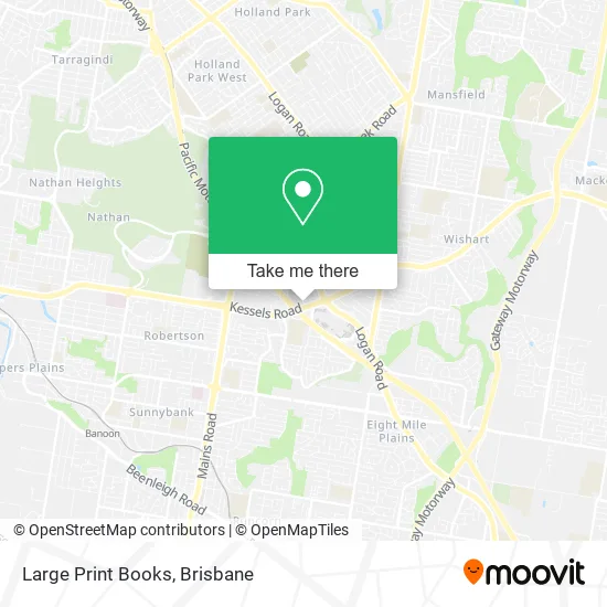 Large Print Books map