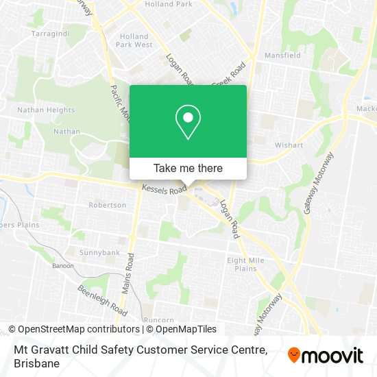 Mt Gravatt Child Safety Customer Service Centre map