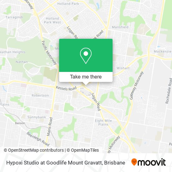 Hypoxi Studio at Goodlife Mount Gravatt map