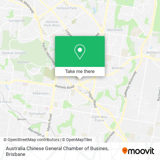 Australia Chinese General Chamber of Busines map