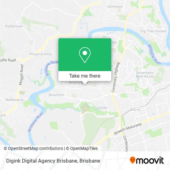 Digink Digital Agency Brisbane map