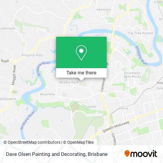 Dave Olsen Painting and Decorating map