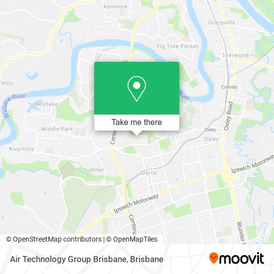 Air Technology Group Brisbane map