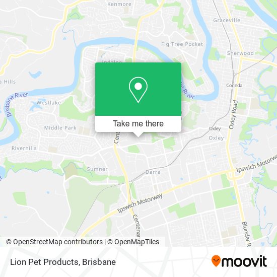 Lion Pet Products map