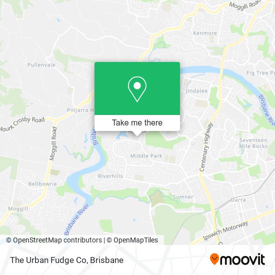 The Urban Fudge Co map