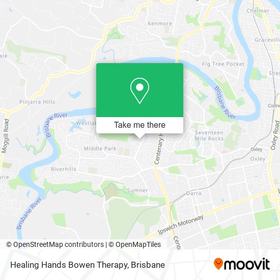 Healing Hands Bowen Therapy map