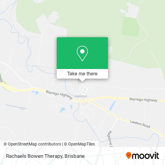 Rachaels Bowen Therapy map