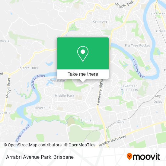 Arrabri Avenue Park map