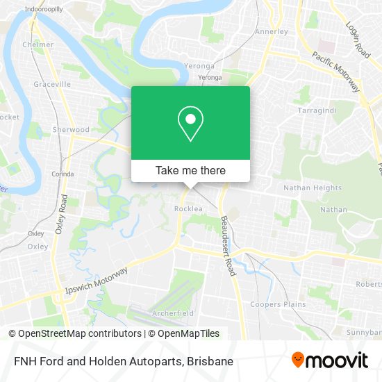 FNH Ford and Holden Autoparts map
