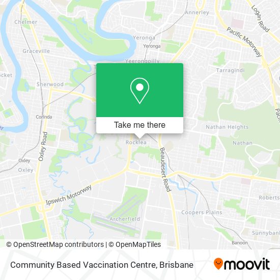 Community Based Vaccination Centre map