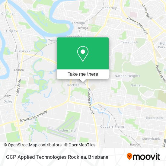 GCP Applied Technologies Rocklea map