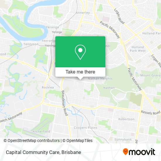 Capital Community Care map