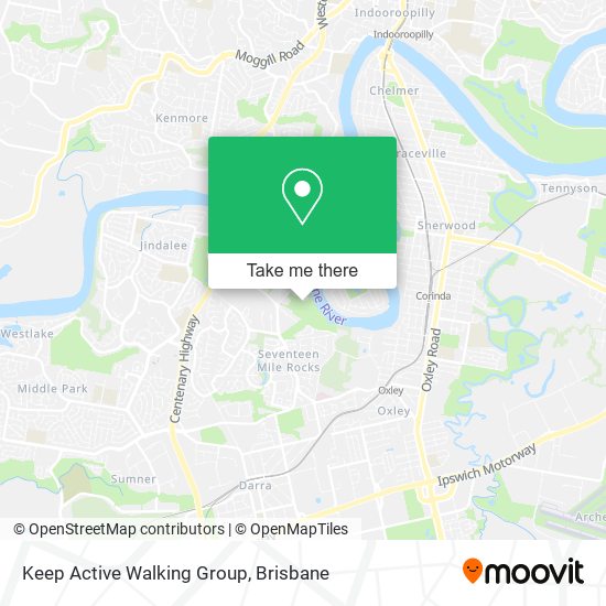 Keep Active Walking Group map