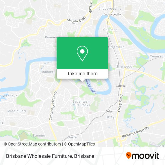 Brisbane Wholesale Furniture map