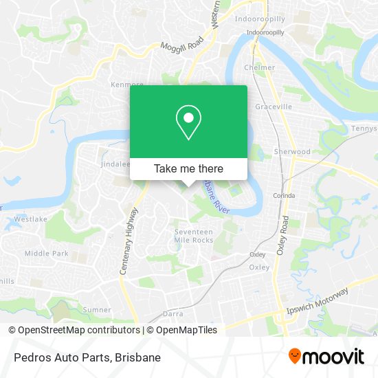 Pedros Auto Parts map