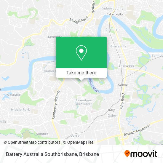 Mapa Battery Australia Southbrisbane