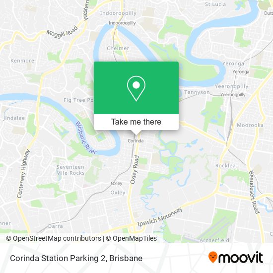 Corinda Station Parking 2 map