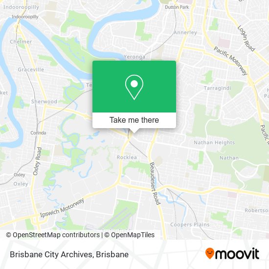 Brisbane City Archives map
