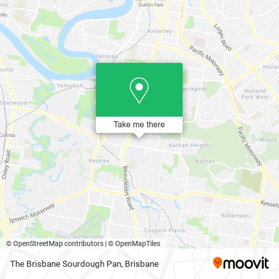 The Brisbane Sourdough Pan map