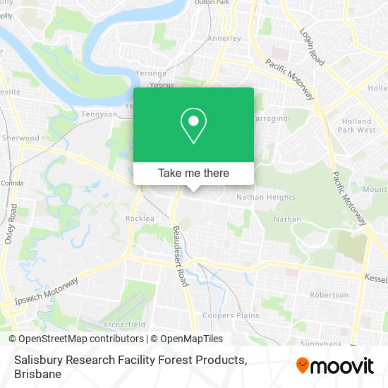 Salisbury Research Facility Forest Products map