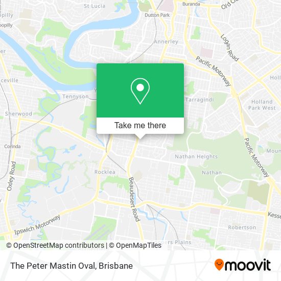 The Peter Mastin Oval map