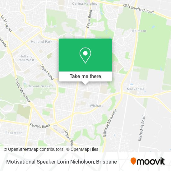 Motivational Speaker Lorin Nicholson map