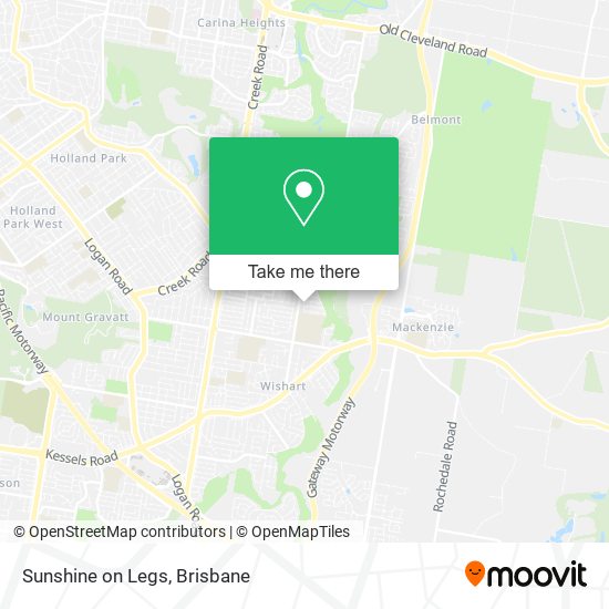 Sunshine on Legs map