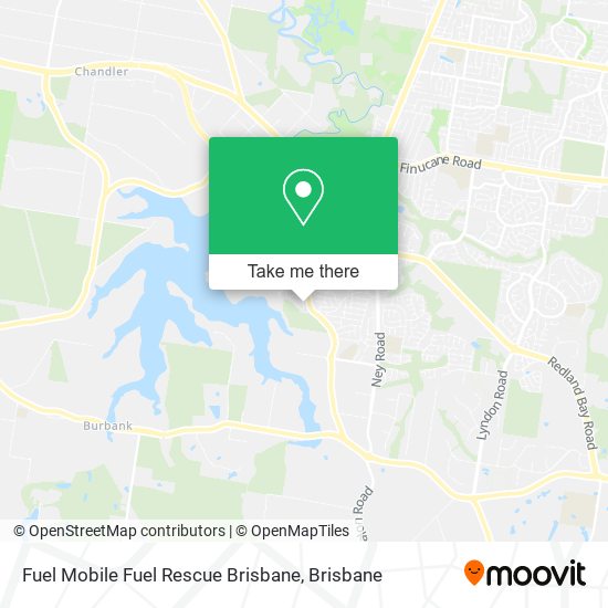 Mapa Fuel Mobile Fuel Rescue Brisbane