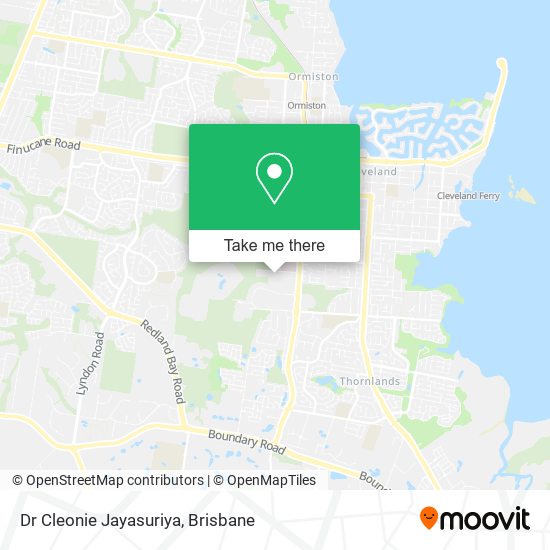 Dr Cleonie Jayasuriya map