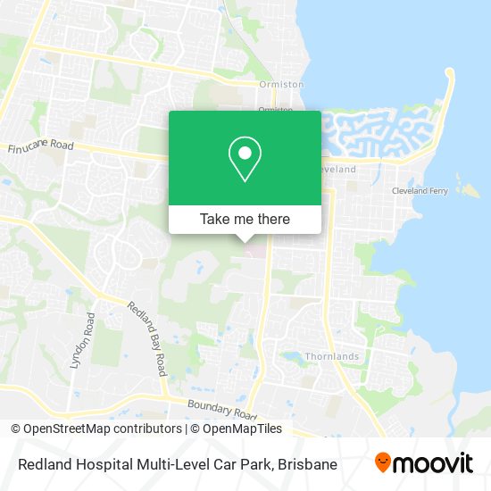 Redland Hospital Multi-Level Car Park map