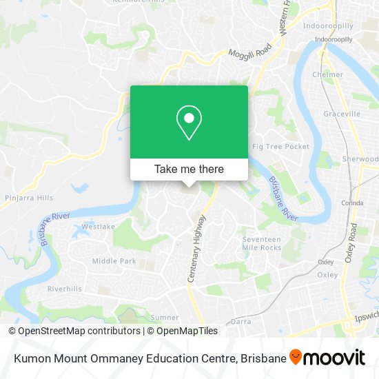 Kumon Mount Ommaney Education Centre map