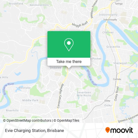 Evie Charging Station map