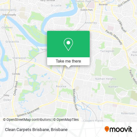 Clean Carpets Brisbane map