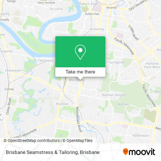 Brisbane Seamstress & Tailoring map