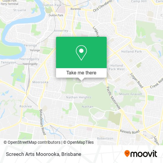 Screech Arts Moorooka map