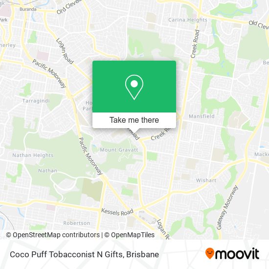 Coco Puff Tobacconist N Gifts map