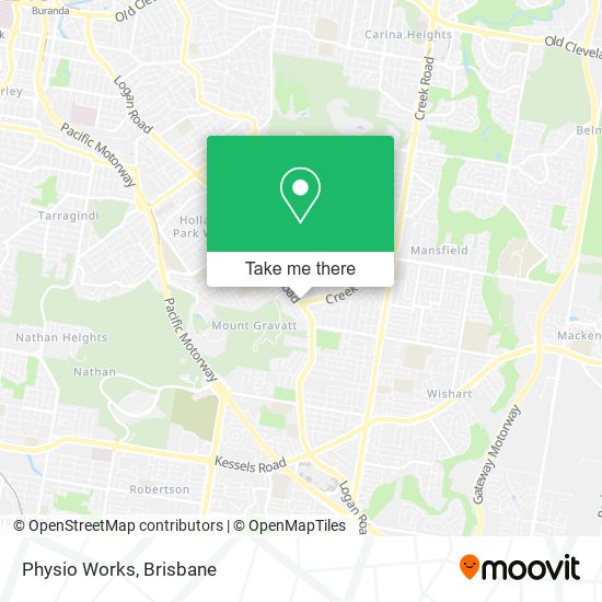 Physio Works map