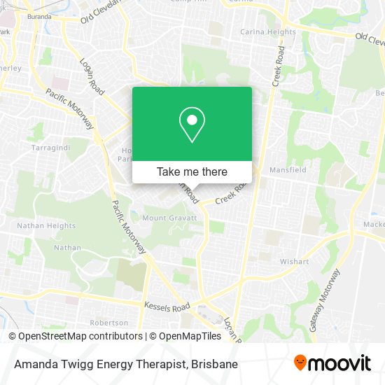 Amanda Twigg Energy Therapist map