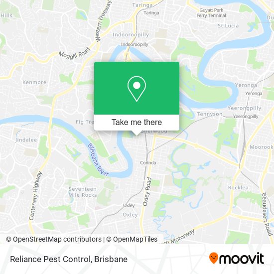 Reliance Pest Control map