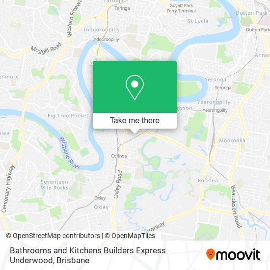 Bathrooms and Kitchens Builders Express Underwood map