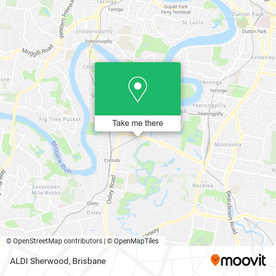 ALDI Sherwood map
